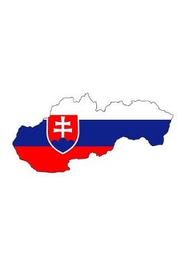 Book cover for The Flag of Slovakia Overlaid on The Map of the Nation Journal