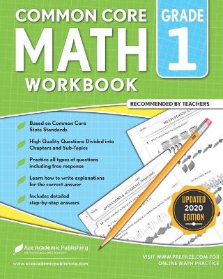 Book cover for 1st grade Math workbook