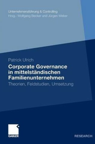 Cover of Corporate Governance in mittelständischen Familienunternehmen