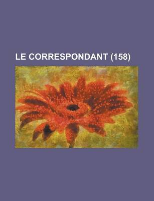 Book cover for Le Correspondant (158)