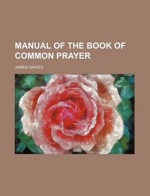 Book cover for Manual of the Book of Common Prayer