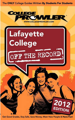 Book cover for Lafayette College 2012