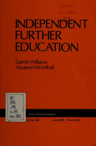 Cover of Independent Further Education