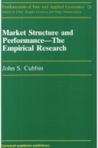 Cover of Market Structure And Performan