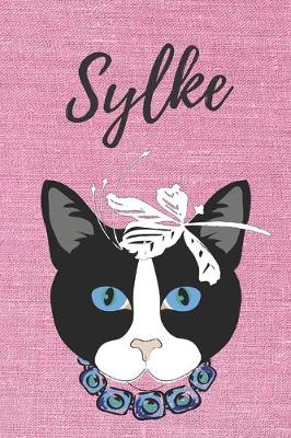 Book cover for personalisiertes Notizbuch Katze / Journal / Malbuch / Tagebuch / Kritzelbuch / DIN A5 / Geschenk Sylke