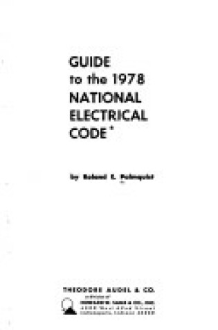 Cover of Guide to the 1978 Electrical Code