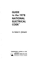 Book cover for Guide to the 1978 Electrical Code