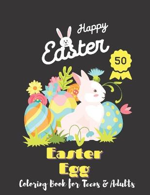 Book cover for Easter Egg Coloring Book for Teens & Adults