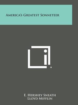 Book cover for America's Greatest Sonneteer