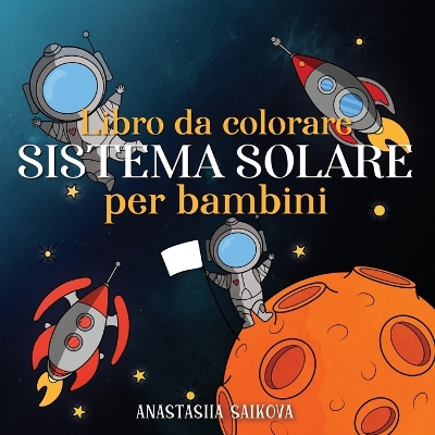 Cover of Libro da colorare sistema solare per bambini