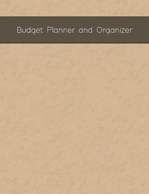 Book cover for Budget Planner and Organizer