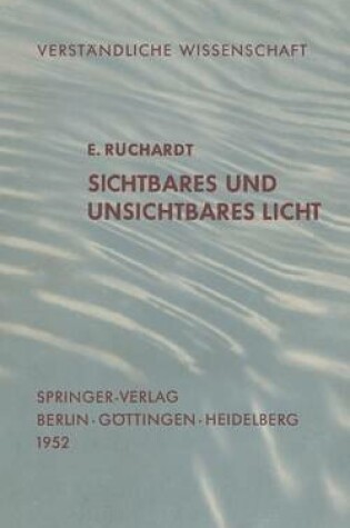 Cover of Sichtbares und Unsichtbares Licht