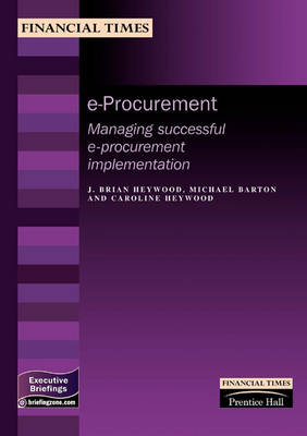 Cover of FT MB: e-Procurement/Enterprise Portals Pack