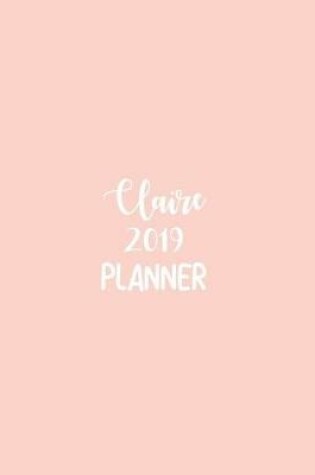 Cover of Claire 2019 Planner