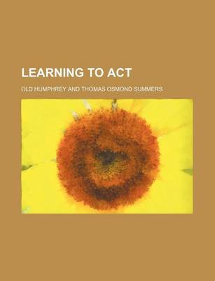 Book cover for Learning to ACT