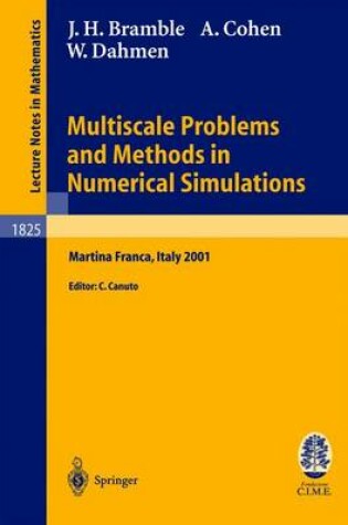Cover of Multiscale Problems and Methods in Numerical Simulations