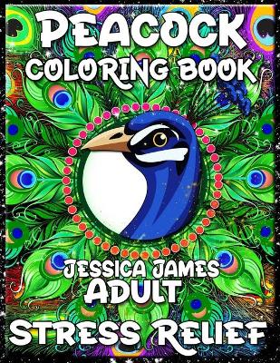 Book cover for Peacock Coloring Book