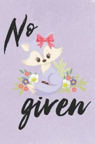 Cover of No Given