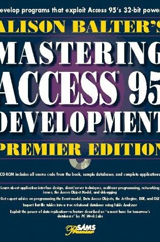 Cover of Alison Balter's Mastering Access 95 Development