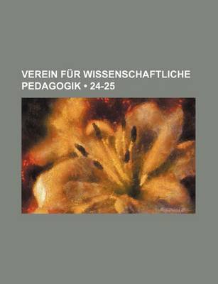 Book cover for Verein Fur Wissenschaftliche Pedagogik (24-25)