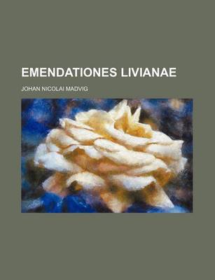 Book cover for Emendationes Livianae