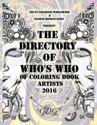 Cover of The Directory Of Who's Who of Coloring Book Artists 2016