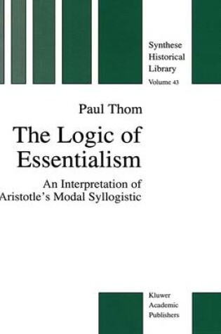 Cover of The Logic of Essentialism