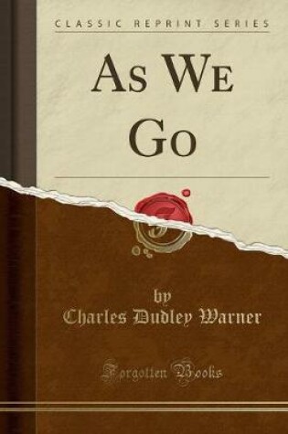 Cover of As We Go (Classic Reprint)