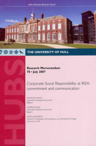 Cover of Corporate Social Responsibility at IKEA