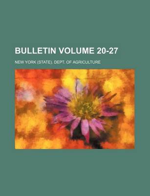 Book cover for Bulletin Volume 20-27