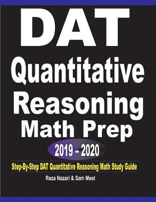 Book cover for DAT Quantitative Reasoning Math Prep 2019 - 2020