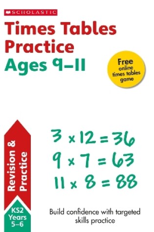 Cover of Times Tables Practice Ages 9-11