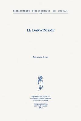 Book cover for Le Darwinisme