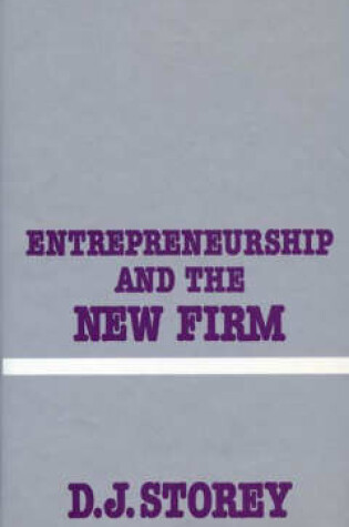 Cover of Entrepreneurship and the New Firm