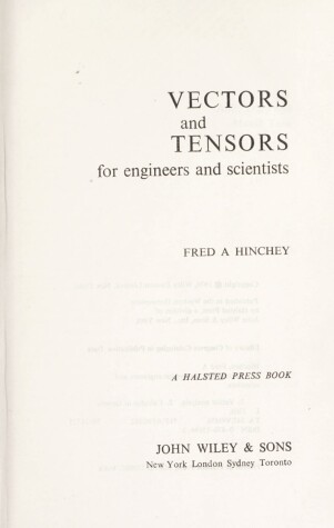 Cover of Hinchey Tensors
