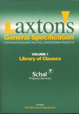 Cover of Laxton's General Specification for Major Building and Civil Engineering Projects