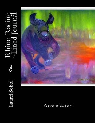 Book cover for Rhino Racing Lined Journal