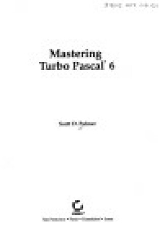 Cover of Mastering Turbo PASCAL