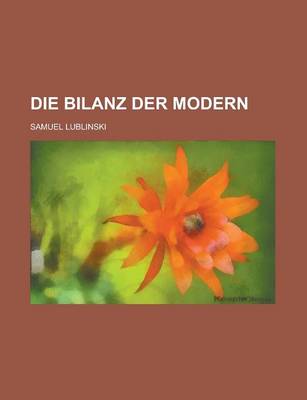 Book cover for Die Bilanz Der Modern