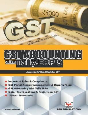 Book cover for Gst Accounting with Tally .ERP 9