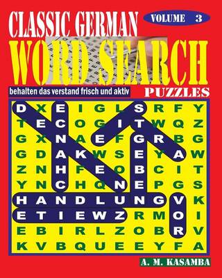 Book cover for Classic German Word Search Puzzles. Vol. 3