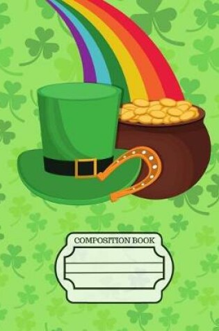 Cover of Lucky Irish Pot of Gold, Composition Notebook, 5x5 Quad Rule Graph Paper