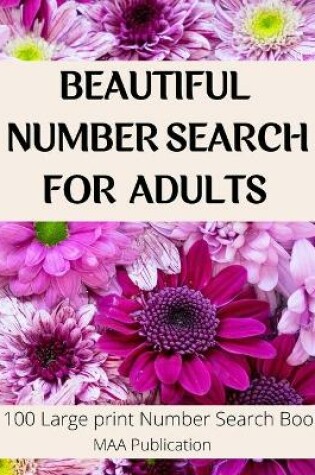 Cover of Beautiful Number Search For adults