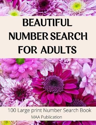 Book cover for Beautiful Number Search For adults