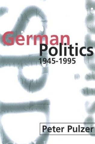 Cover of German Politics 1945-1995