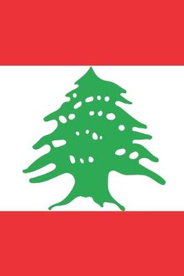 Book cover for Lebanon Travel Journal - Lebanon Flag Notebook - Lebanese Flag Book