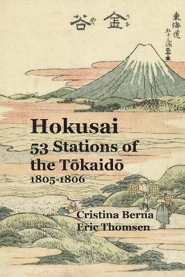Book cover for Hokusai 53 Stations of the Tōkaidō 1805-1806