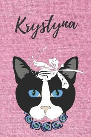 Cover of personalisiertes Notizbuch Katze / Notizheft / Journal / Malbuch / Tagebuch / Kritzelbuch / DIN A5 / Geschenk Krystyna