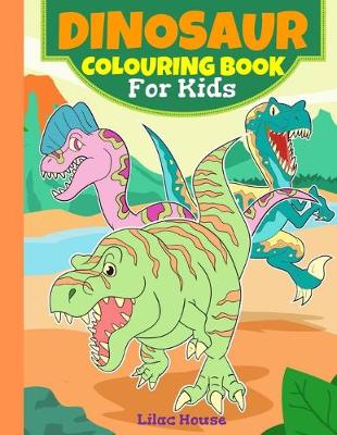 Book cover for Dinosaur Colouring Book For Kids