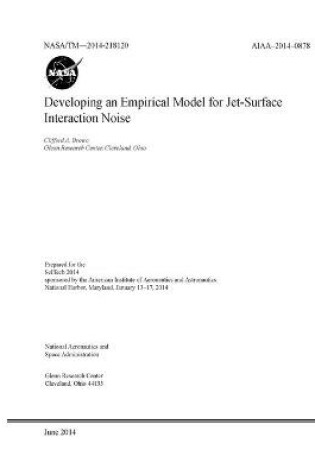 Cover of Developing an Empirical Model for Jet-Surface Interaction Noise